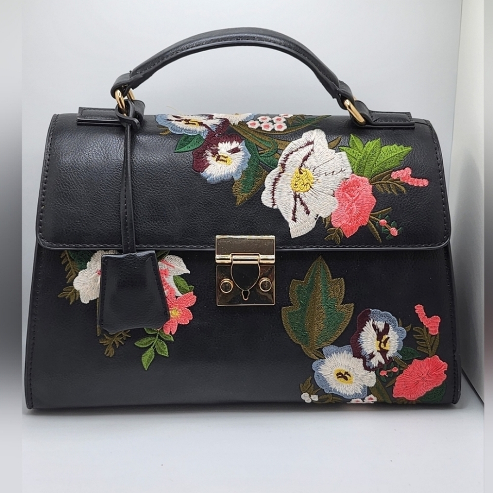 Mango Pretty flower handbag - Picture 3 of 15